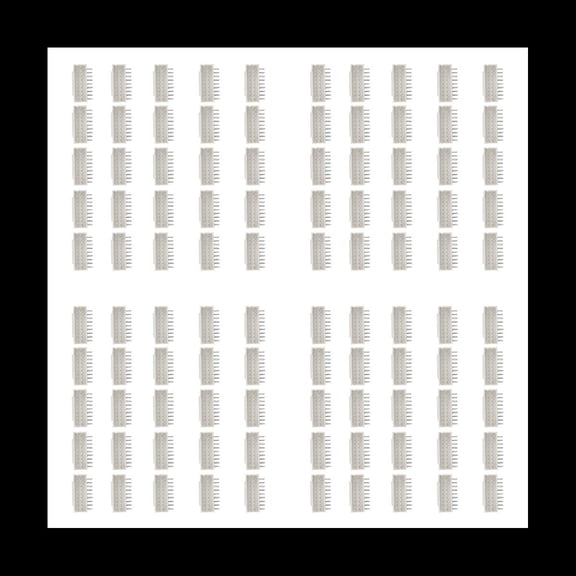 100Pcs BTC BCH ZEC ETH Miner Connector 2X9P Male Socket Suitable for Asic Miner Antminer S9 Z11,100 x 2x9P miner Connector,White