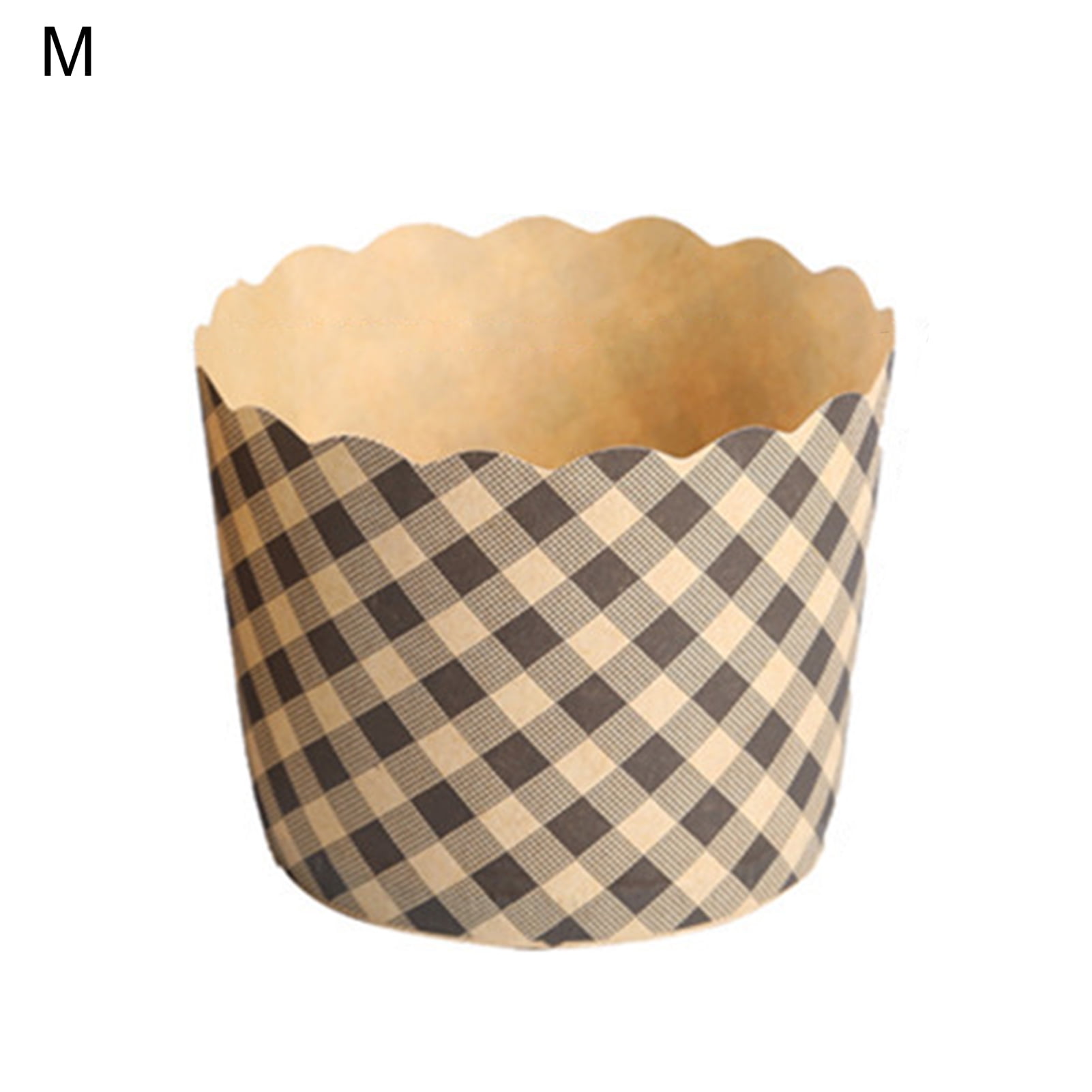 100Pcs Baking Paper Cups Cupcake Liners, Brown Baking Wrappers Muffin