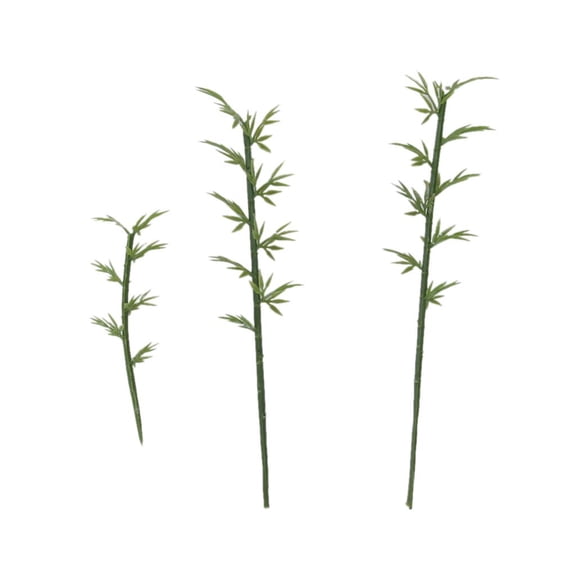 100Pcs Bamboo Trees Rainforest Scenery Diorama 6-12cm