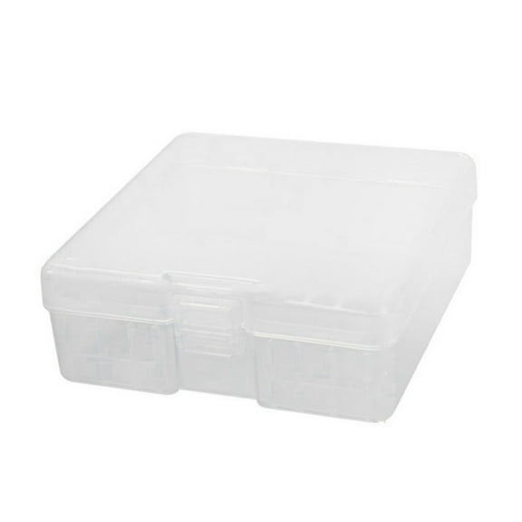 100Pcs Battery Plastic Case Storage Box Hard Battery Holder Case Organizers