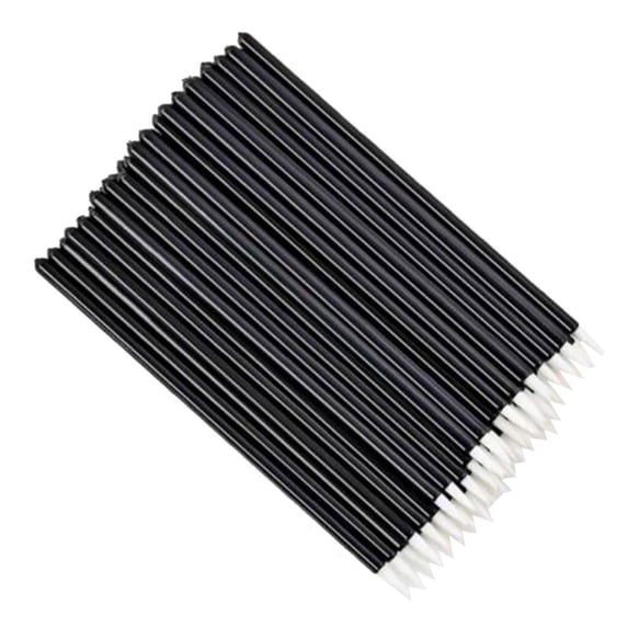 100Pcs Beauty Makeup Eyeliner Brushes with Cap Make Up Brush Disposable Eyeliner Brk10613