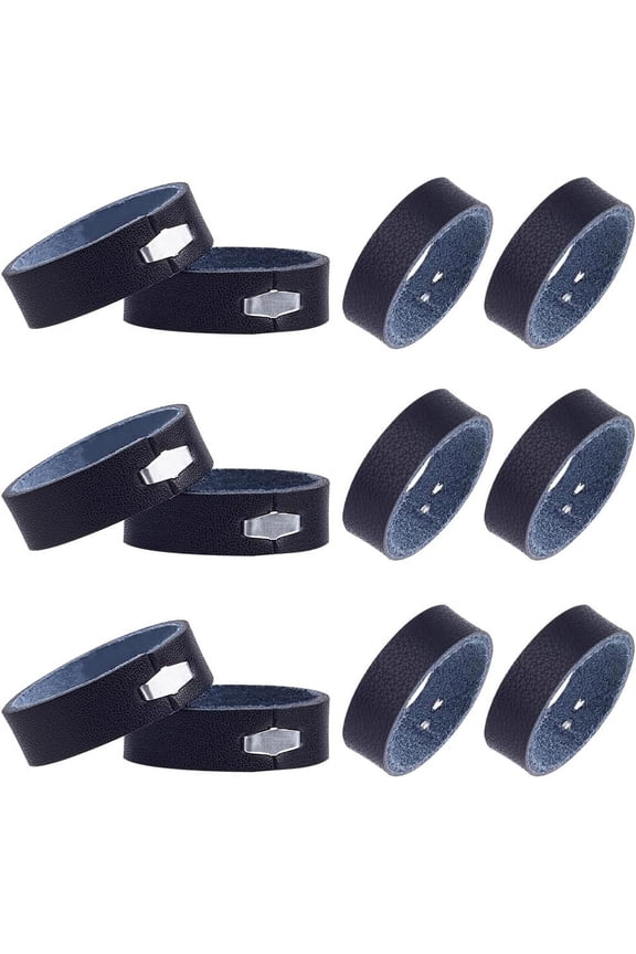 100Pcs Belt Loop Keeper Ring Leather with Alloy Waist Belt End Strap Fixing Holder Retainer Tool Buckle Belts Replacement for 1.22 Inch Wide Men Women DIY Belt Straps Accessories Black