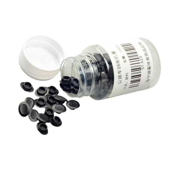 100Pcs Bicycles Rims Plug Bike Tire Pad Steel Rings Hole Plugs Cycling Wheel Plugs
