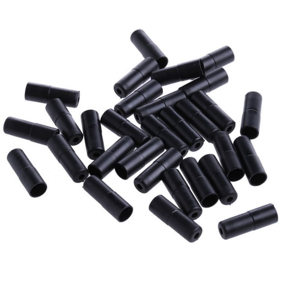 100Pcs Brake Cable Wire Tip Cap Black Housing Ferrule End Cap 4mm/5mm for Bike Derailleur Shifts and Brake Wire Cable