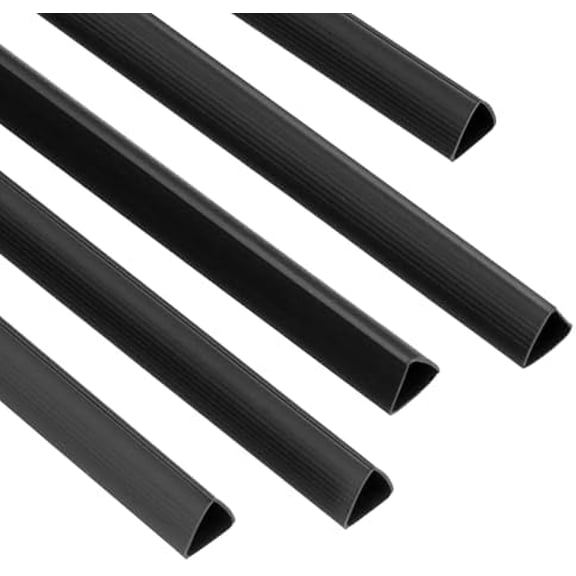 100Pcs Binding Bars, 10mm Binding Bars Slide Grip 70 Sheets Capacity A4 Size Report Binder Triangle Presentation Binder for Report Cover Resume, Black