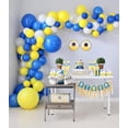 thumbnail image 1 of 100Pcs Blue Yellow White Balloon Garland & Arch Kit for Minions Party-100Pcs Latex Balloons, 16 Feets Arch Balloon Strip Tape, Glue Dots for Deluxe Despicable Me Minions Birthday Baby Shower, 1 of 4