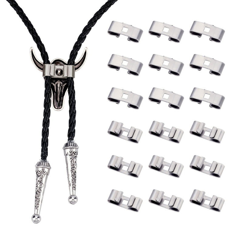 Bolo tie clips top