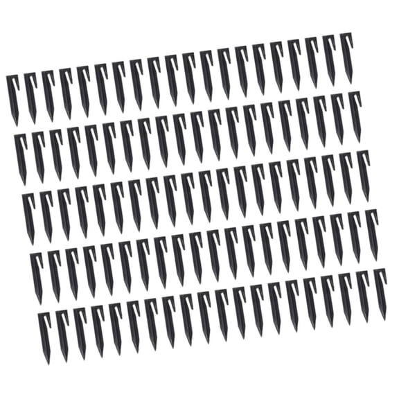 100Pcs Boundaries Wire Stake Lawns Tent Peg Landscape Staple Boundaries Nails Tool Fixing Pin Easy to Use