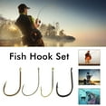 thumbnail image 1 of 100Pcs/Box Metal Fishhook Number 3 to 12 Heavy Duty Barbed Fishing Hook Freshwater Saltwater Bass Trout Walleye Fishing Accessories, 1 of 8