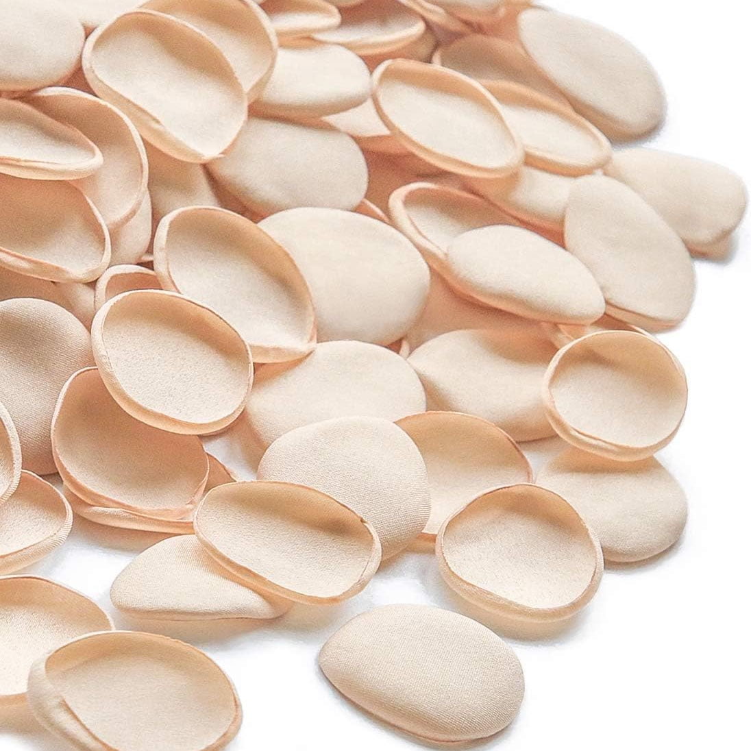 100Pcs Burgundy Rose Petals for Wedding Gold White Artificial Flower