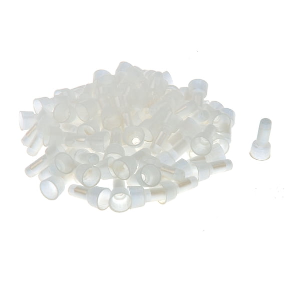 100Pcs CE-2 Closed End Crimp Cap 16-14 AWG Nylon Wire Connector Terminal