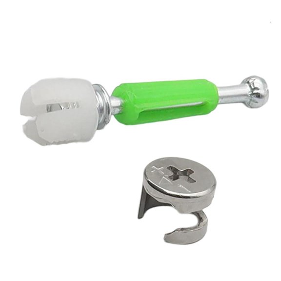 100Pcs Cams Screw Eccentric Wheel Nut Cams Lock Nut for Wardrobe Splicing Cabinet