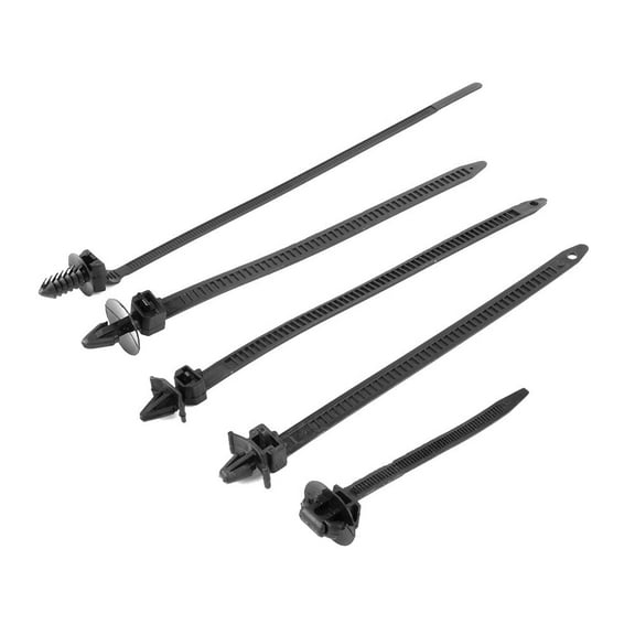 100Pcs Car Line Cable Tie Clamp Zip Tie Wrap Push Rivet Clip Wiring Loom Harness Automotive Wiring Harness Clip Auto Parts Fangkenuo