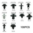 thumbnail image 1 of 100Pcs Car Trim Clips Rivet Door Panel Retainer Fastener Mud Flaps Push Set, 1 of 13
