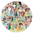 thumbnail image 1 of 100Pcs Cartoon Princess Stickers Animation Classic Cartoon Anime Stickers for Laptops, Computers, Water Bottles, 1 of 5