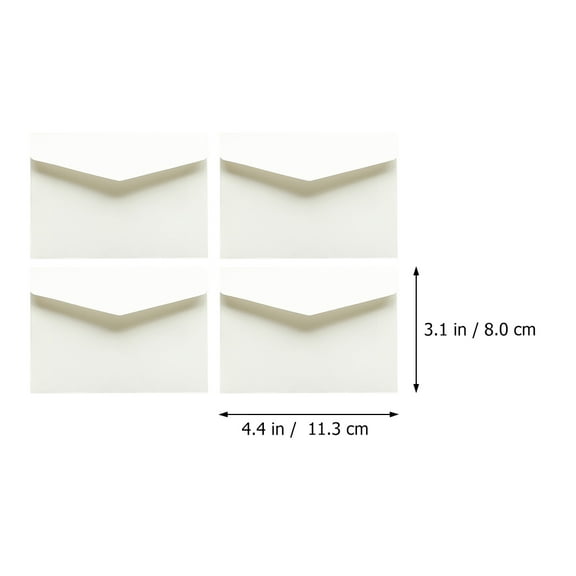 100Pcs Cash Envelopes Blank Envelopes No Word Envelopes Office File Cash Envelopes