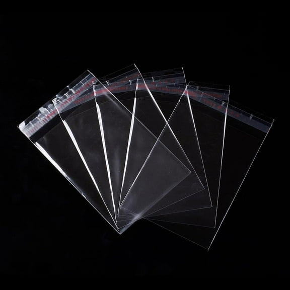 100Pcs Cellophane Favor Gift Mini Bags Self Seal Party Packaging Clear 4.64x2.75 Inch