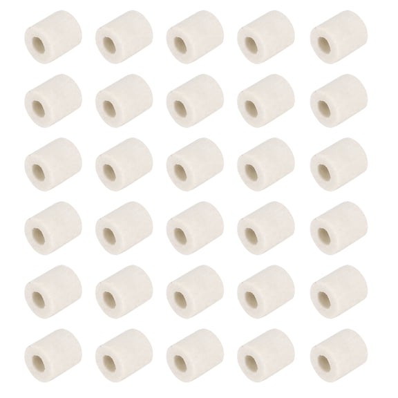 100Pcs Ceramic Tube 2mm ID Insulated Electronic Wire Bundle 5 x 4mm