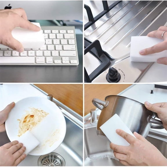 100Pcs Cleaning Sponge Sponge Eraser Cleaning 100Pcs/Lot 10X6X2Cm Cleaning