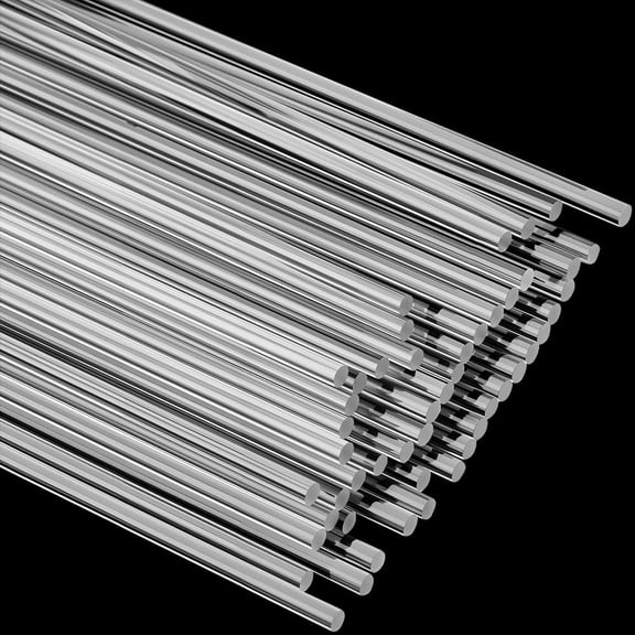 100Pcs Clear Acrylic Sticks Acrylic Dowel Rods Column 0.12 Inch Diameter Transparent Solid Bar Cake Topper Strip Sticks Accessories for Cakes Model Party Plant Gardening Crafts DIY Decor for DIY