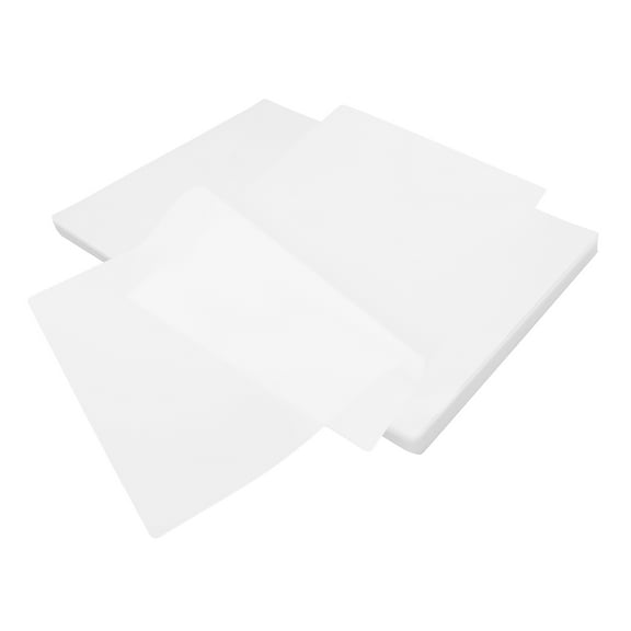 100Pcs Clear Laminating Sheets for Laminator Machine with Sturdy Eva and Pet Construction