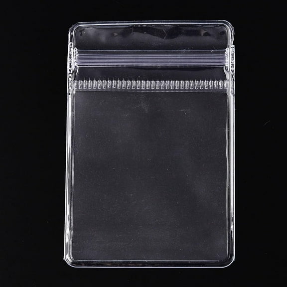 100Pcs Clear Plastic Zip Lock Bag Resealable Packaging Bags Self Seal Cosmetic Food Storage Bags 2.36x1.57 Inch Transparent Smell Proof Bag Pouch Flat Ziplock Packaging Foil Bags for Party Favor diy
