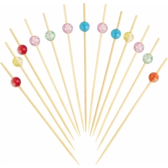 100Pcs Cocktail Picks, Fancy Toothpicks For Appetizers