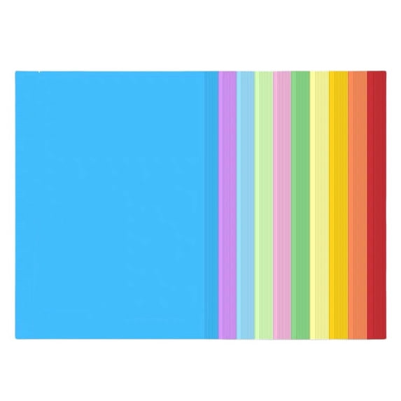 100Pcs Colored Copy Paper, A4 Colored Printer Paper, Assorted Craft Paper, A4 Colored Paper, Vibrant Copy Paper, Multipurpose Color Paper, DIY Craft Paper for Origami, Card Making, Printing