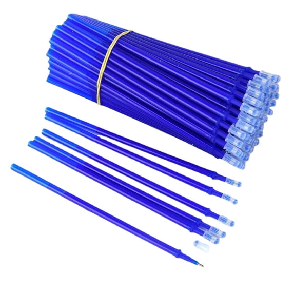 100Pcs Colored Pen Refills for Erasable Pen Rollerball Pen, Erasable Gel Pen Refills Needle Tip Smoothly Writing