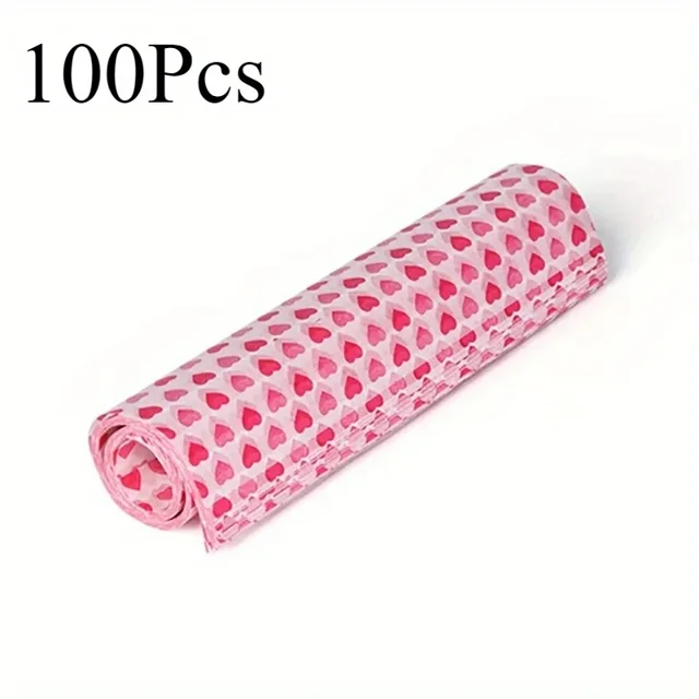 100Pcs Colorful Patterned Greaseproof Paper Food Wrapping Paper Wax