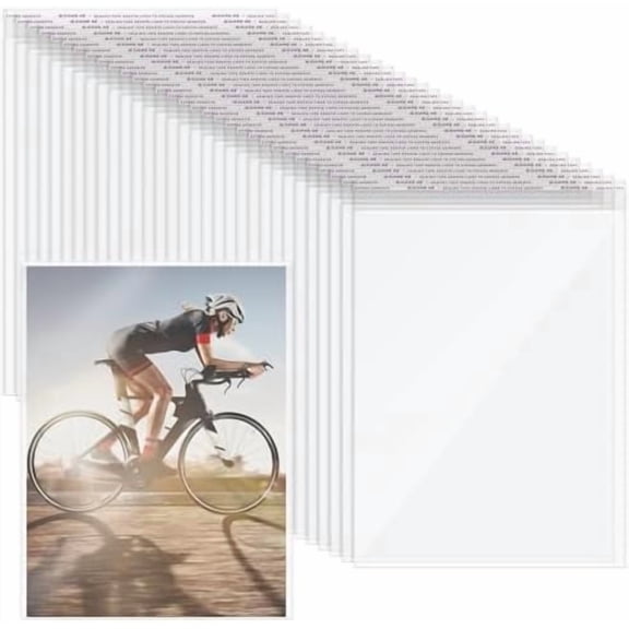 100Pcs Comic Book Protectors - 9.25x11.42 Inch Clear Resealable Plastic Sleeves for Magazines, Photos & Documents