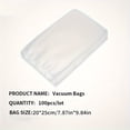 thumbnail image 1 of 100Pcs Commercial-Grade Heavy-Duty Vacuum Sealer Bags, for Food, Snacks, Fruits & Nuts Storage, Boilable, Steamable & Freezer-Safe, 1 of 13