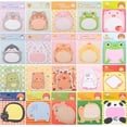 thumbnail image 1 of 100Pcs Cute Cartoon Animal Sticky Notes Party Favors Kawaii Mini Sticky Notes for Teacher Appreciation Gift Classrooms Rewards Memo Pads Notes Page School Tab for School Office Supplies$$Office, 1 of 7