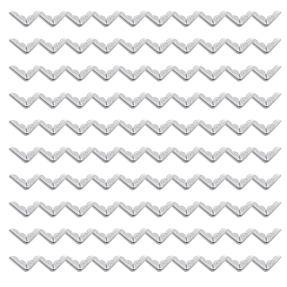 100Pcs Decorative Metal Album Corner Guards Vintage Album Corner Protectors For Hardcover Memory Journals Scrapbook