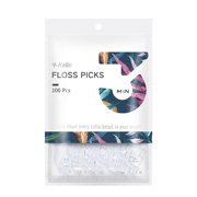 100Pcs Dental Floss Picks High Toughness Toothpicks Cases And Perfect For Family,Hotel,Travel