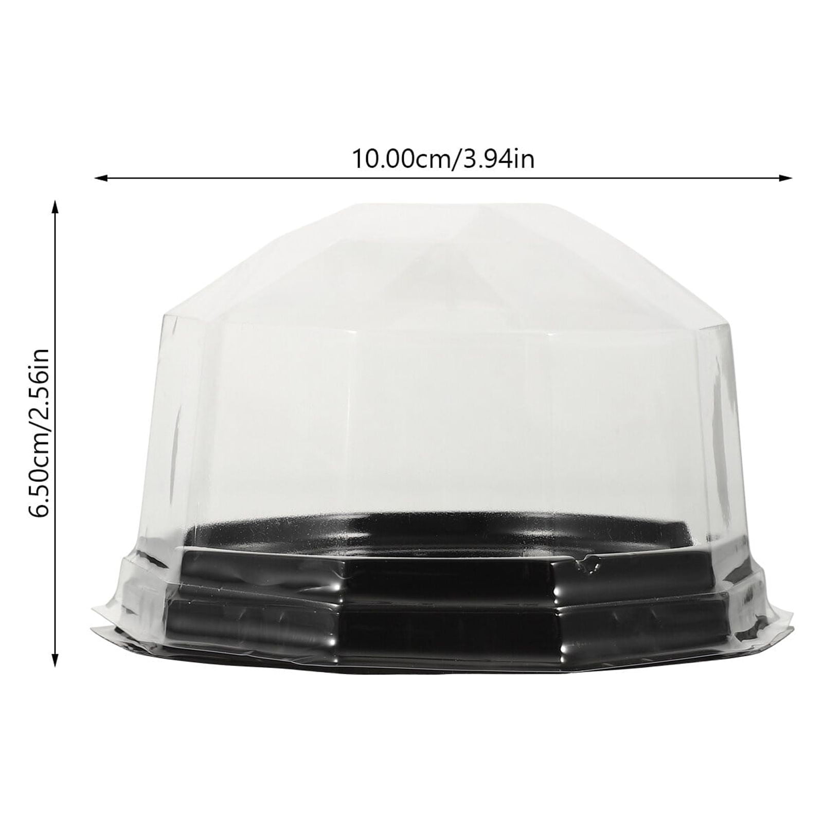 100-Pack Disposable Cake Carrier Containers for , , and Pastries ...