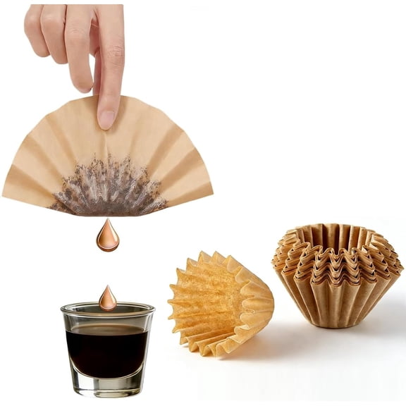 100Pcs Disposable Coffee Filters Compatible with Ninja PB051/PB041 Coffee Maker - Premium Replacement for Pod & Grounds Single-Serve, Enhance Flavor Reduce BitternessFilter Baske not included