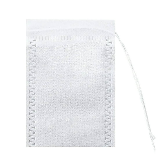 100Pcs Disposable Empty Tea Filter Bags with Seal, Easy Fill Loose Leaf Tea Infuser Bags, Disposable Tea Infuser Bags, Tea Making Steeping Accessories for Tea Brewing Loose Leaf Herbs Infusions