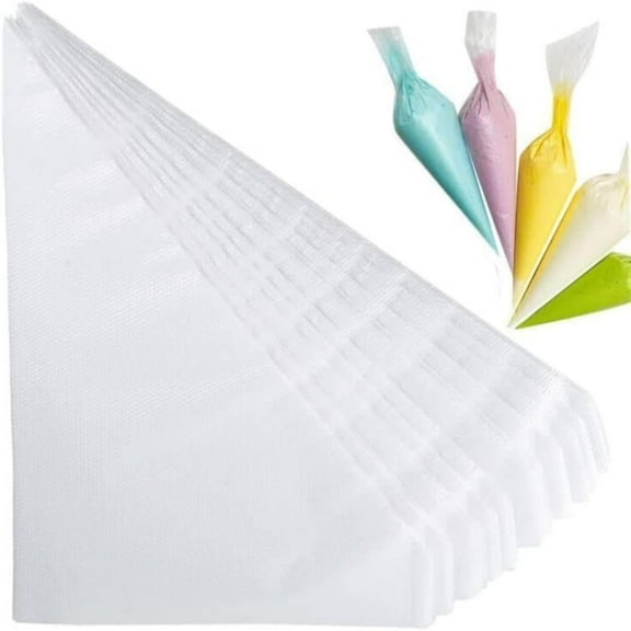 100Pcs Disposable Small Piping Bags 8 Inch, Mini Piping Bags, Pastry Piping Bags for Cream Frosting, Icing Bags for Cake and Dessert Decorations