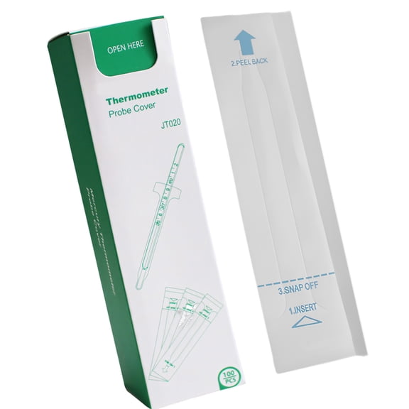 100Pcs Disposables Protective Covers For Thermometers Prevents Crossed Contamination And Ensures Cleanliness