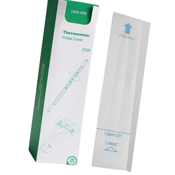 100Pcs Disposables Thermometers Covers For Thermometers Universally Safe Protective Cover Convenient to Use