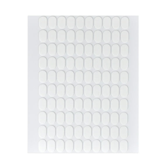 100Pcs Double-Side Adhesive Dot Stickers Putty Clear Sticky Putty Removable Traceless for Glass Metal Plastic