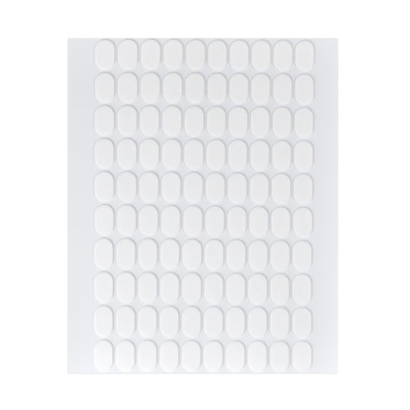 100Pcs Double Side Sticky Putty Clear Sticky Tape Stickers Self-Adhesive Poster Tacky Putty Traceless Sticky Putty
