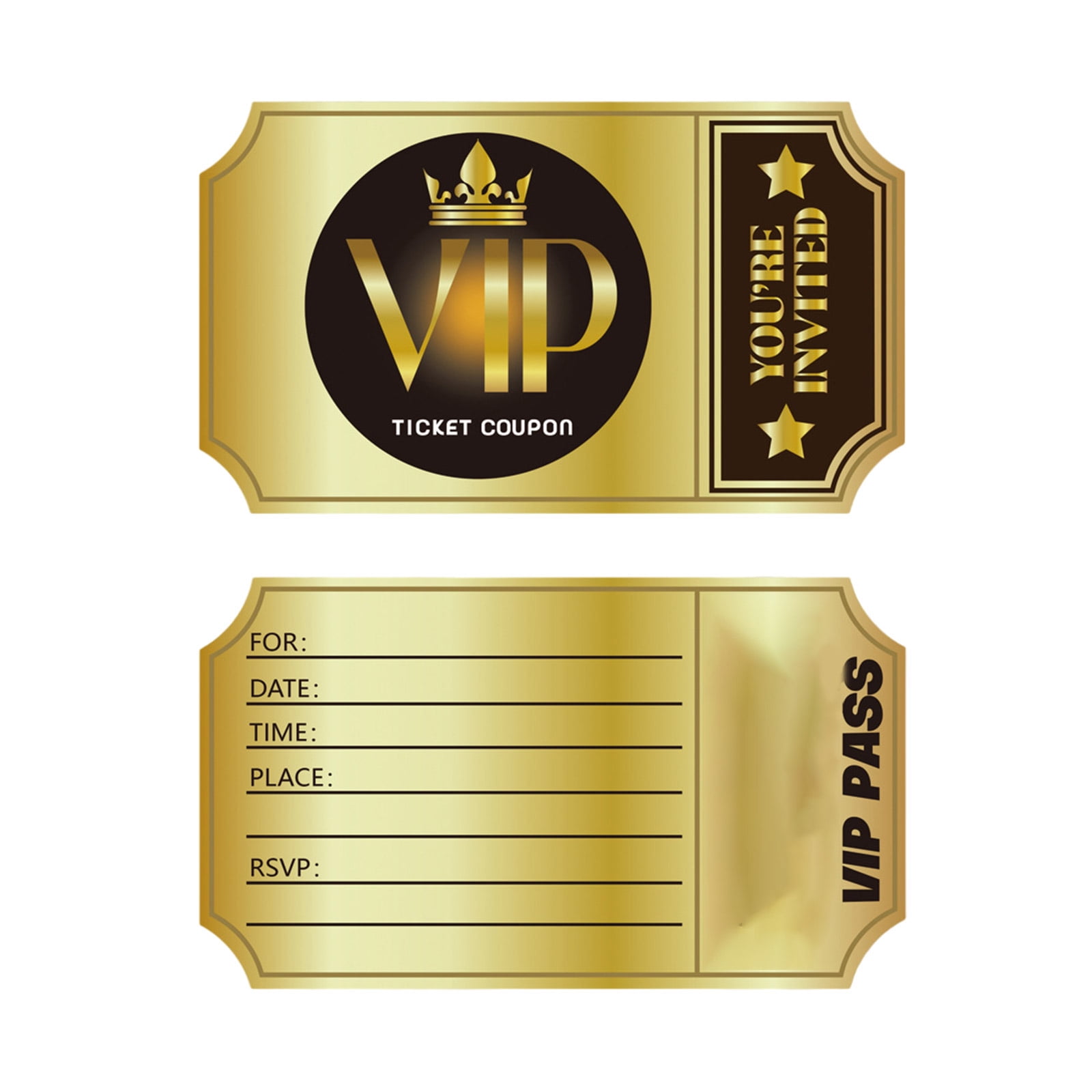 100Pcs Double Sided Writable Invitation Card Birthday Party Invites For Birthday Parties Wedding and Graduations
