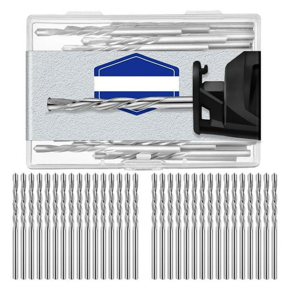 100Pcs Drywall Drill Bits Pilot Point Cutting Drill Bits Diameter Drywall Router Drill Bits Drywall Tools for Spiral Saw