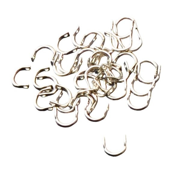100Pcs Easy-Spin Clevises Diy Fishing Spoon Spinnerbatis Fishing Lures Making