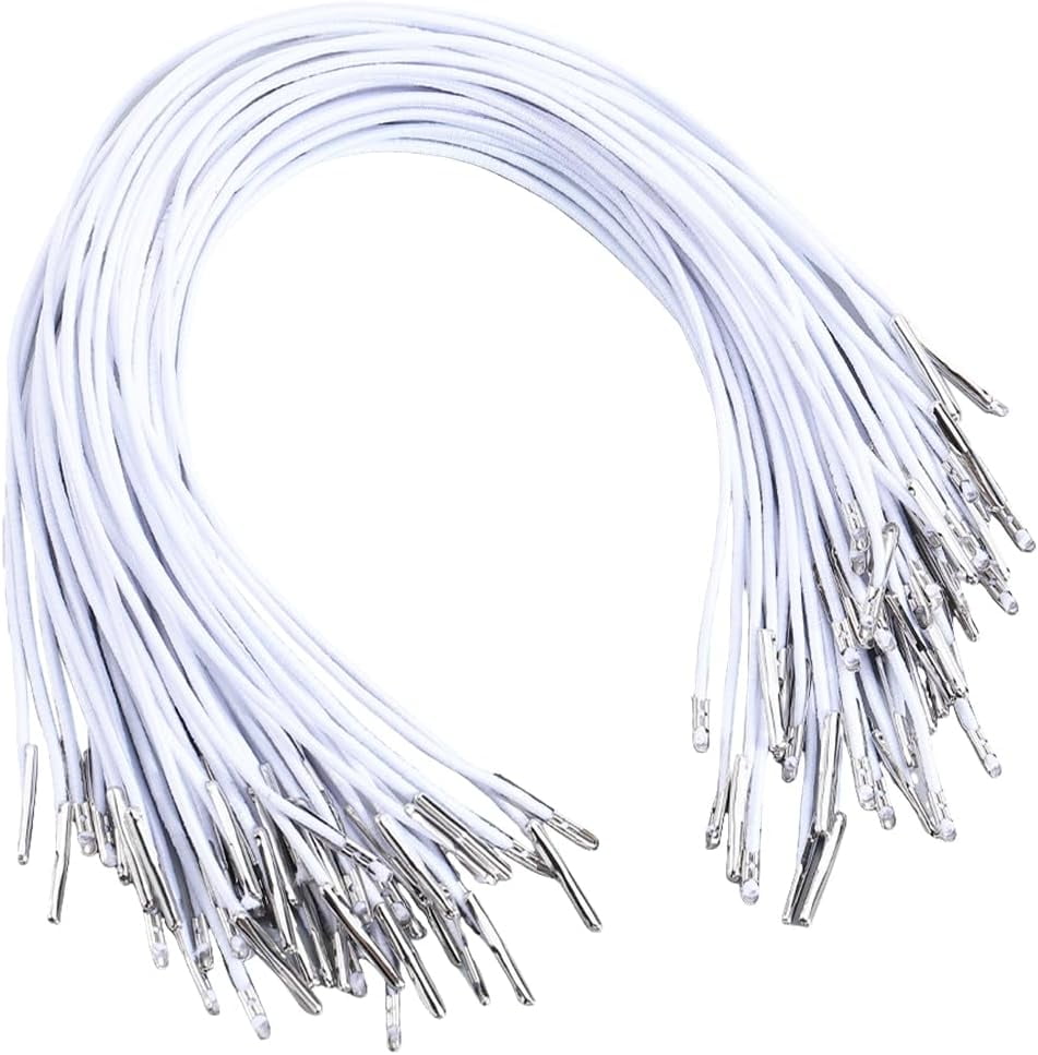 100Pcs Elastic Barbed Cords Hat Elastic Ropes Elastic Fibre Round ...