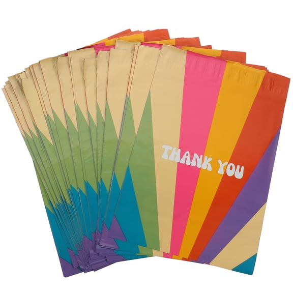 OFFIGAM Packaging Bags Multi Color 100Pcs 12.97X10.02X0.00In