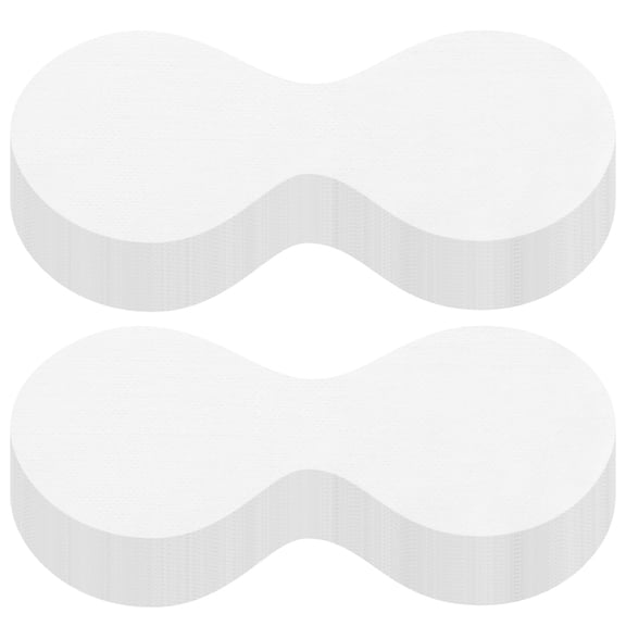 100Pcs Eye Covers for Facials, Disposable Eye Masks Non-woven Cotton Eyes Pads Spa Eyes Care Paper Beauty Sheets for Facial Treatments, Skincare Spa, Home Beauty Wet Compress