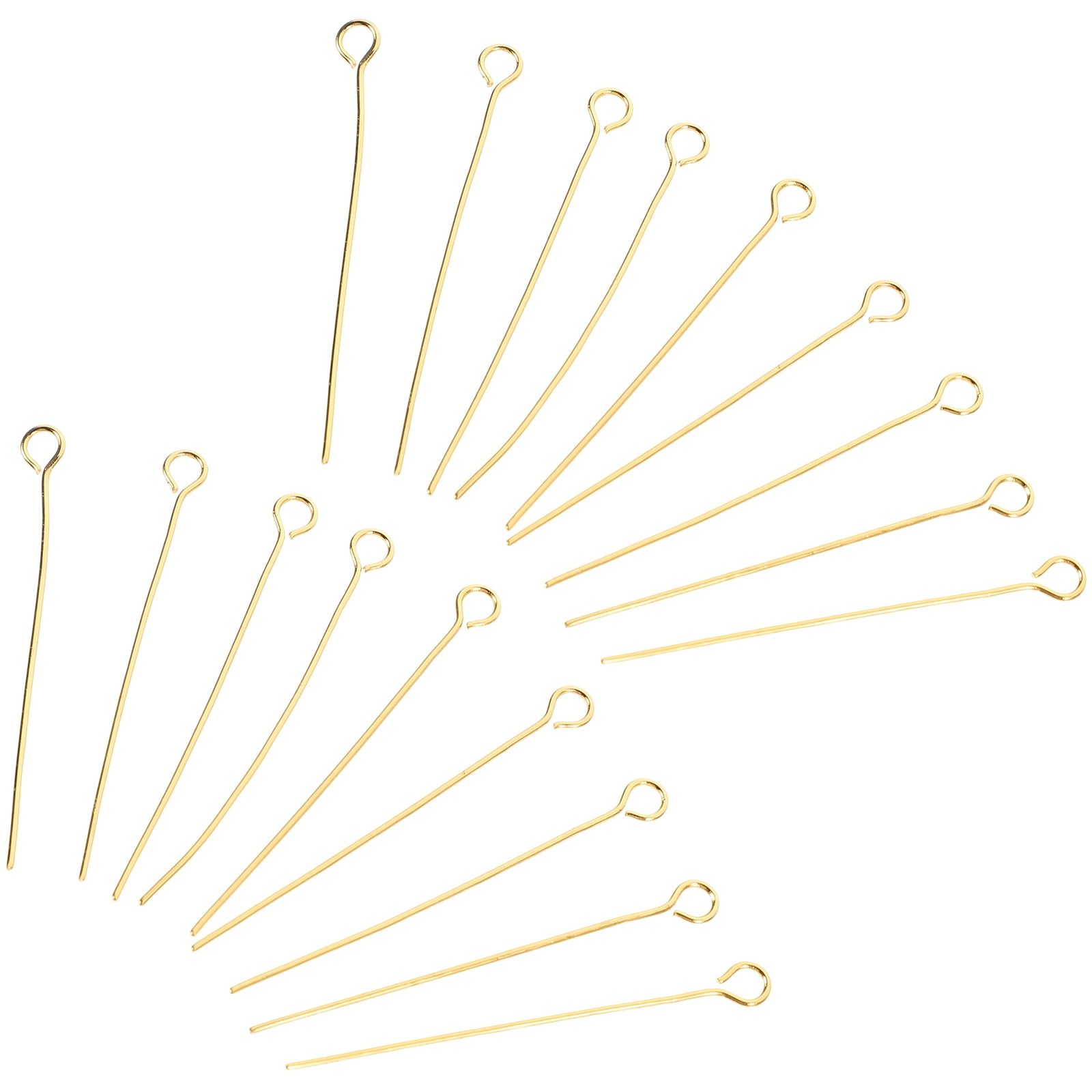 Eye Pins Shapenty 200PCS Mini Metal Wire Eyepins Beading Small